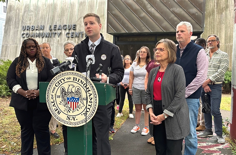 Local support for YWCA of Binghamton project