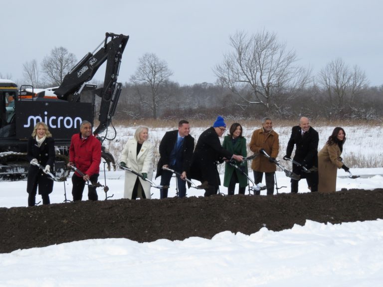 Micron groundbreaking in Clay